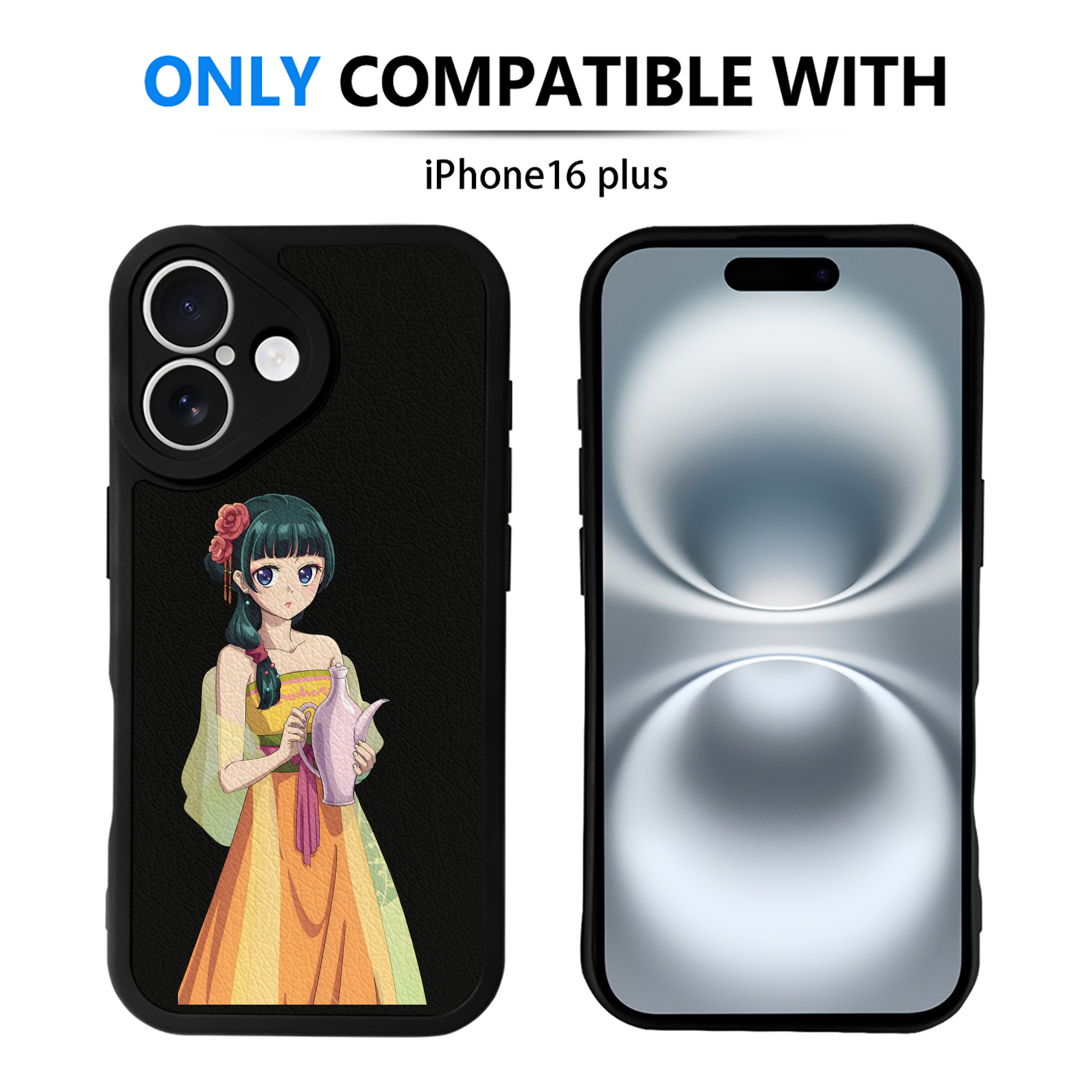 薬屋のひとりごと The Apothecary Diaries 【iPhone 16シリーズ対応】シリコンスマホケース（レザー調） 材質：シリコン